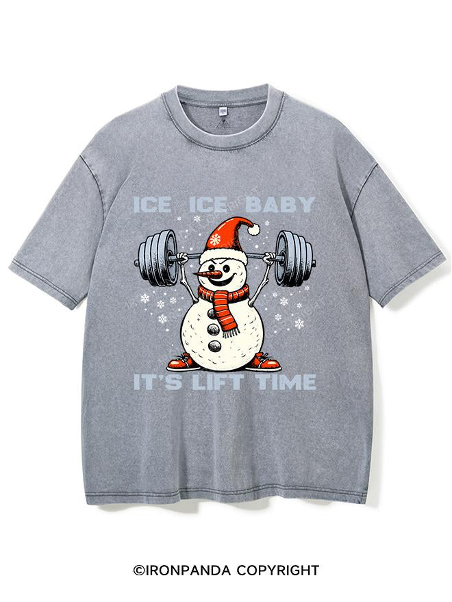 ICE ICE BABY IT'S LIFT TIME VINTAGE GYM SHIRT