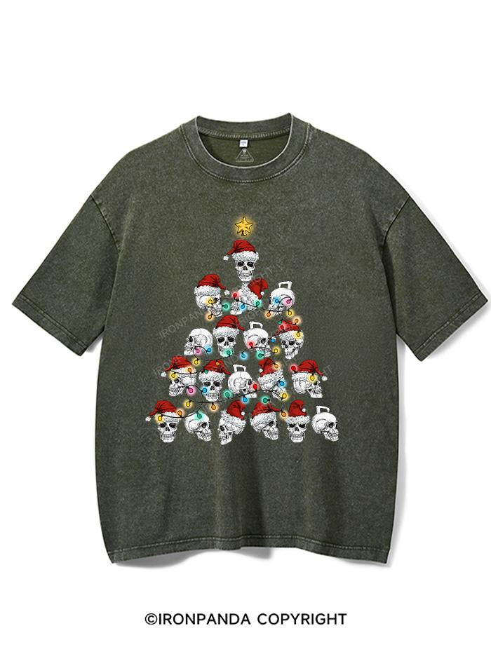 MERRY LIFTMAS SKELETON VINTAGE GYM SHIRT