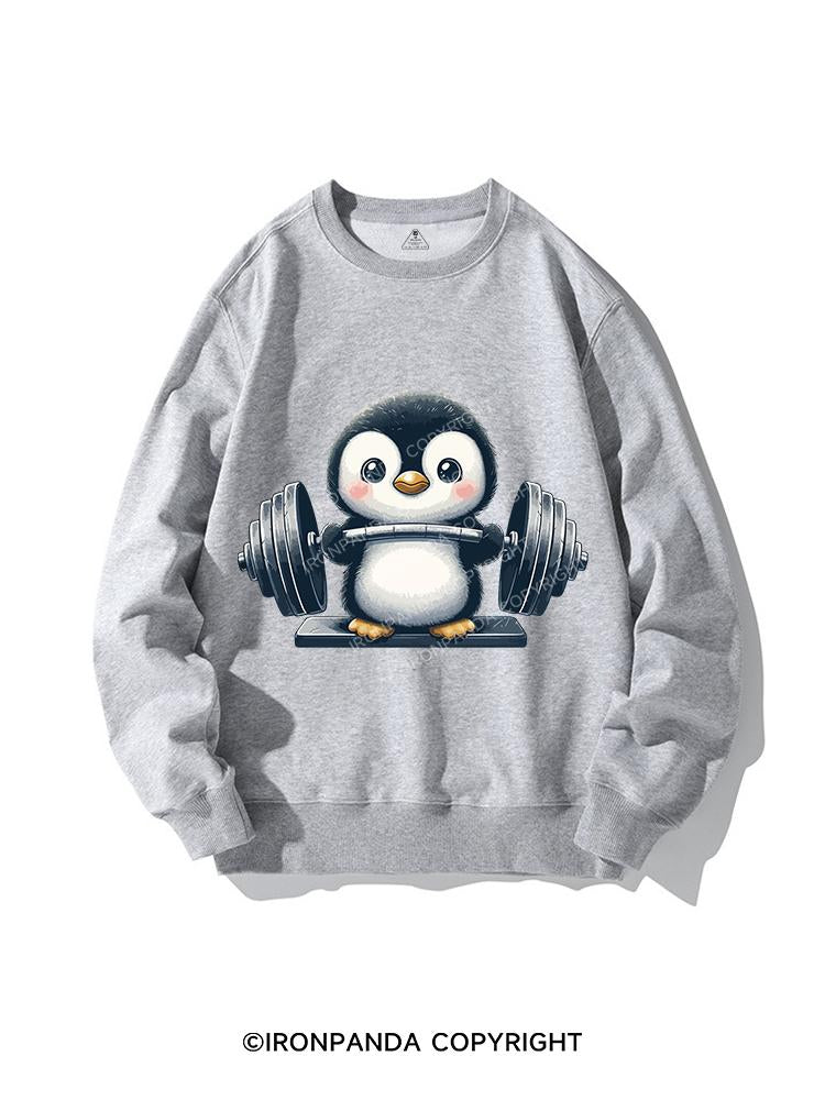 PENGUIN WEIGHTLIFTING CREWNECK Sweatshirt