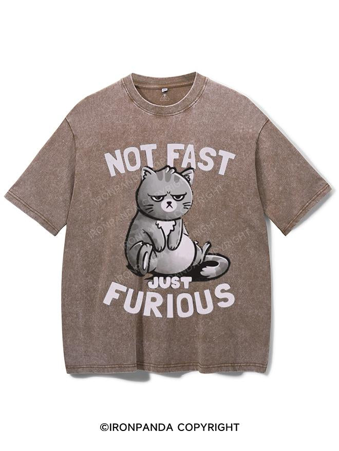 NOT FAST JUST FURIOUS VINTAGE GYM SHIRT