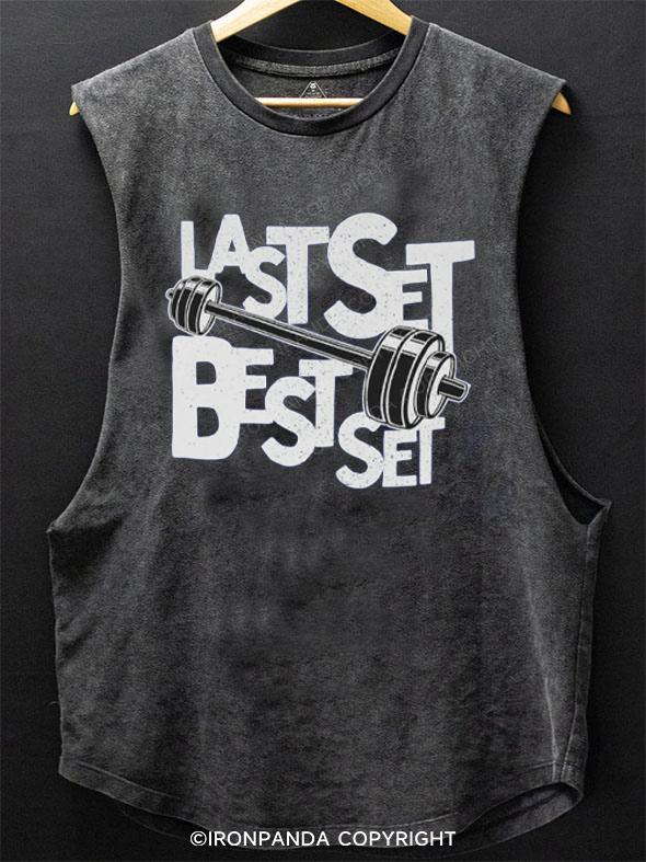 Last Set Best Set  SCOOP BOTTOM COTTON TANK