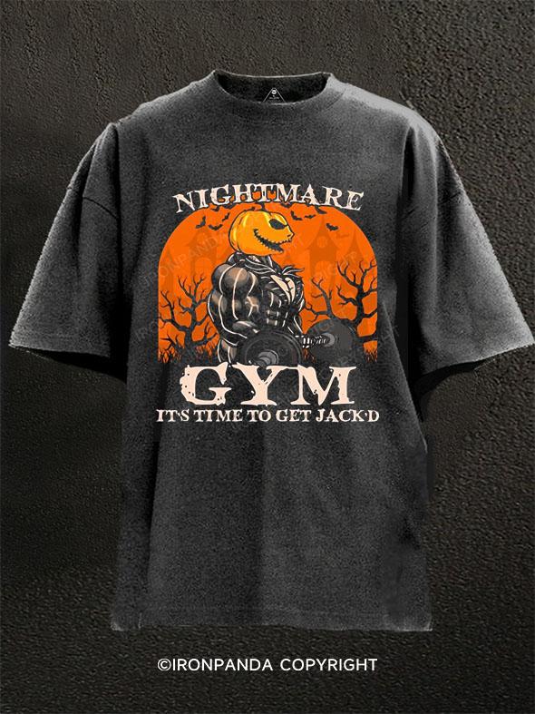 NIGHTMARE GYM Washed Gym Shirt