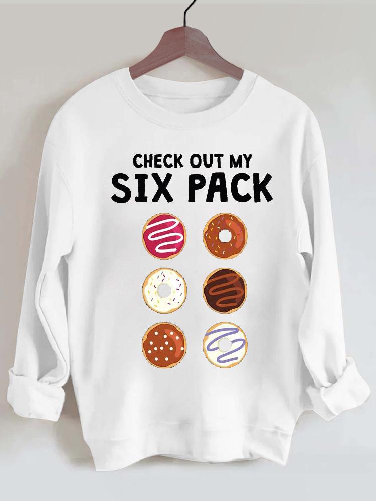 Check Out My Six Pack Vintage Gym Sweatshirt