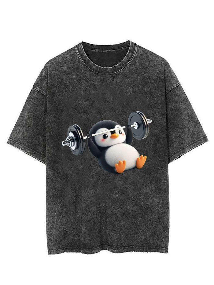 BENCH PRESS PENGUIN VINTAGE GYM SHIRT