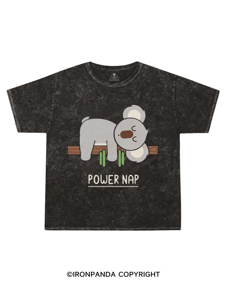 POWER NAP Kids Washed T-Shirt