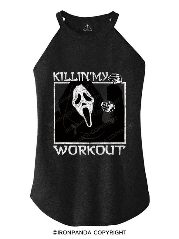 KILLING MY WORKOUT TRI ROCKER COTTON TANK