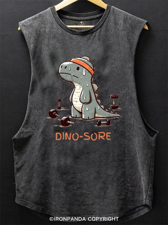 T- Rex - Dino-Sore SCOOP BOTTOM COTTON TANK