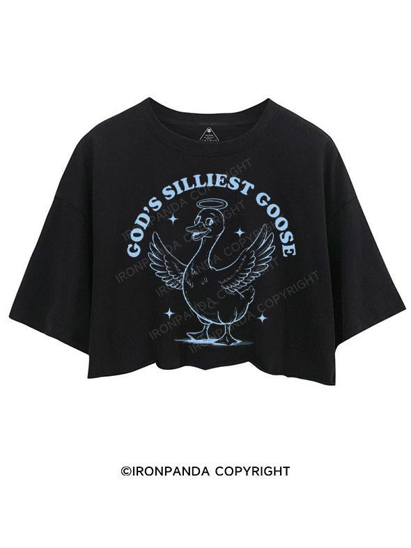 GOD'S SILLIEST GOOSE CROP TOPS