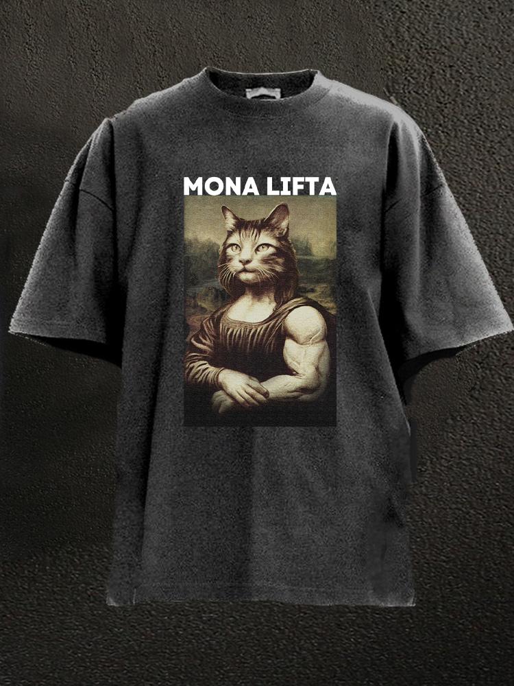 Mona Lifta Cat Washed Gym Shirt