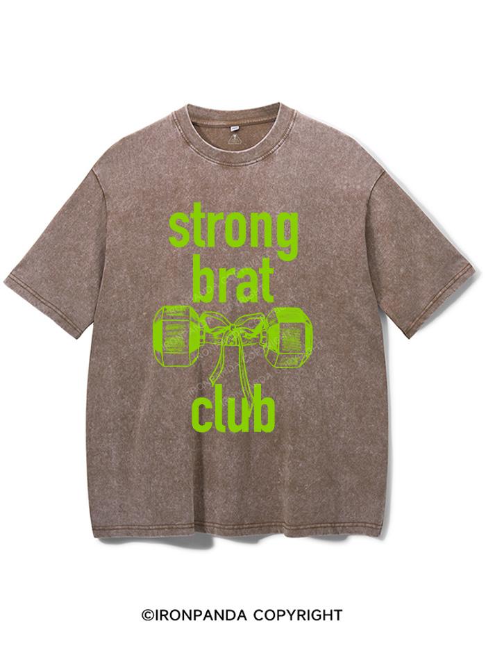 STRONG BRAT CLUB VINTAGE GYM SHIRT