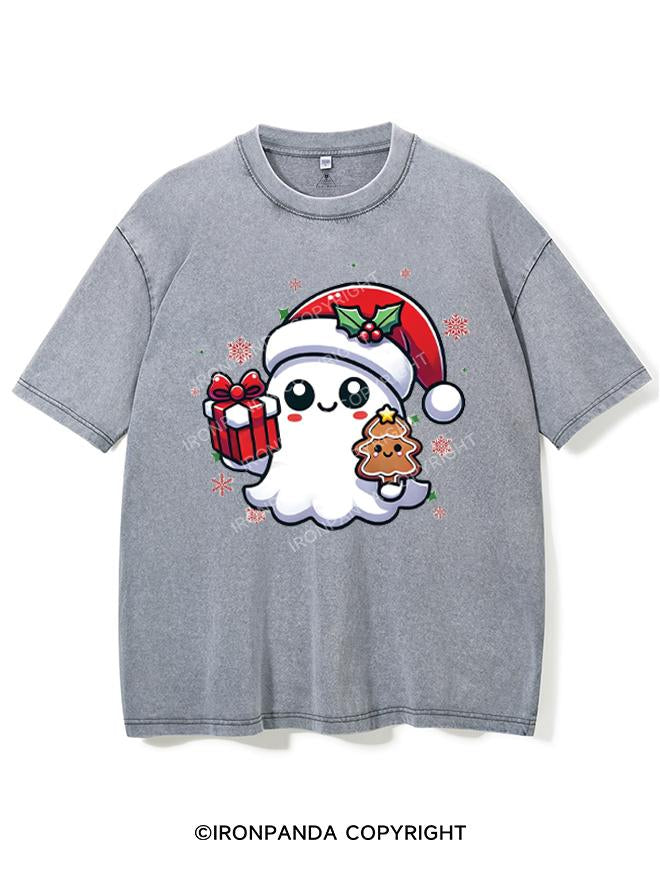 SPOOKY SPIRITS SPREADING CHRISTMAS CHEER! VINTAGE GYM SHIRT