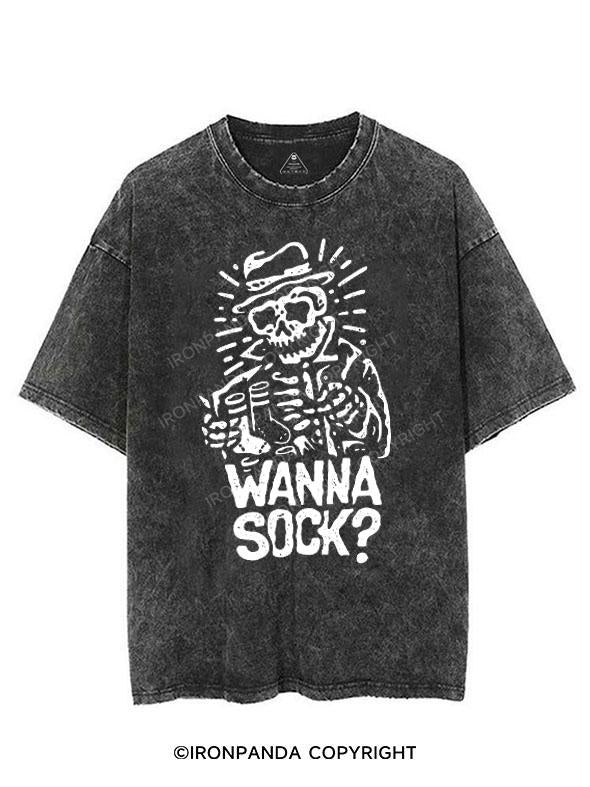 WANNA SOCK VINTAGE GYM SHIRT