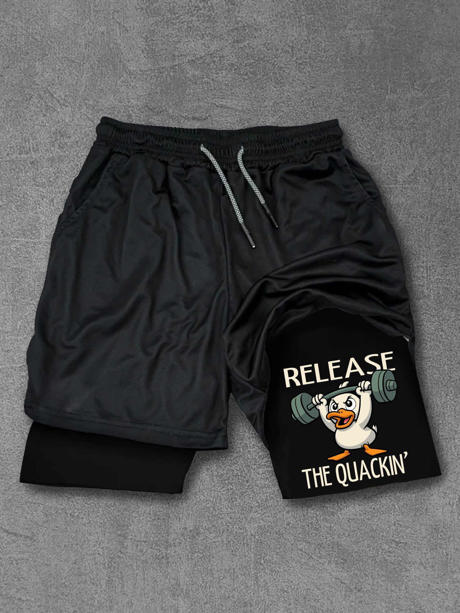 Release The Quackin' Performance Training Shorts