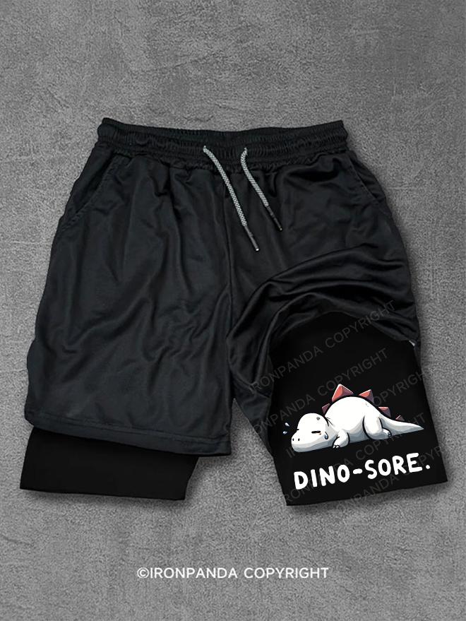 Dinosaur Fitness Sore Performance Training Shorts