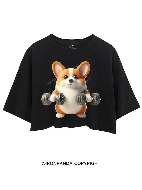 BEEFY CORGI CROP TOPS