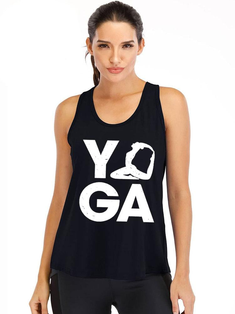 YOGA Loose fit cotton  Gym Tank