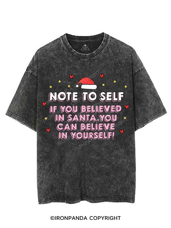 IF YOU BELIEVED IN SANTA VINTAGE GYM SHIRT