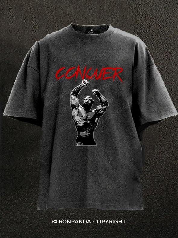 Conquer Washed Gym Shirt