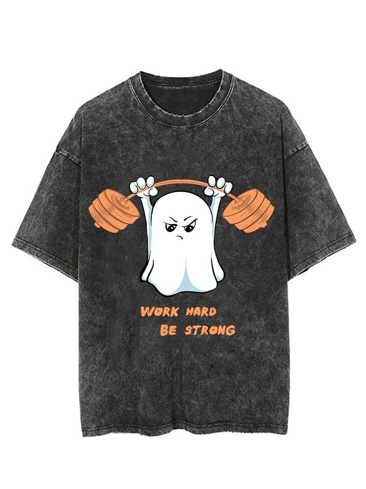 Work Hard Be Strong Vintage Gym Shirt