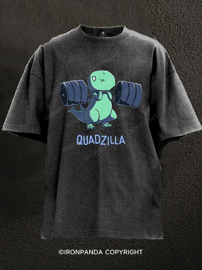 QUADZILLA Washed Gym Shirt