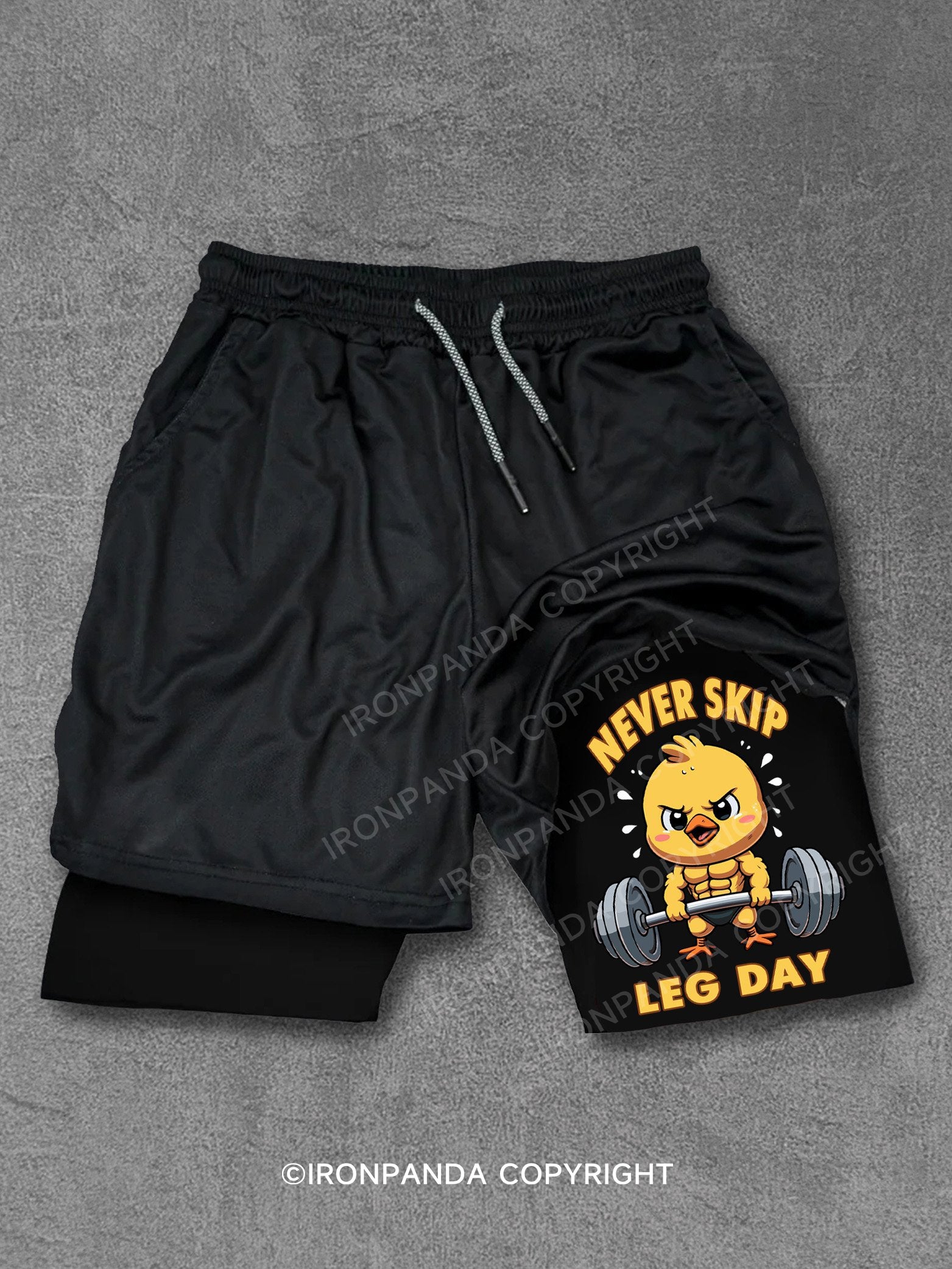 never skip leg day Performance Training Shorts