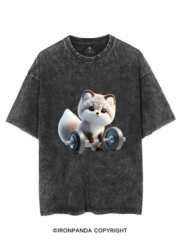 ARCTIC FOX LIFTING VINTAGE GYM SHIRT