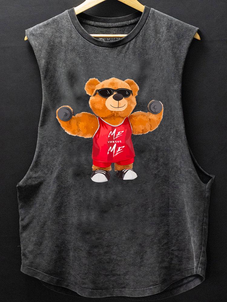 workout bear SCOOP BOTTOM COTTON TANK