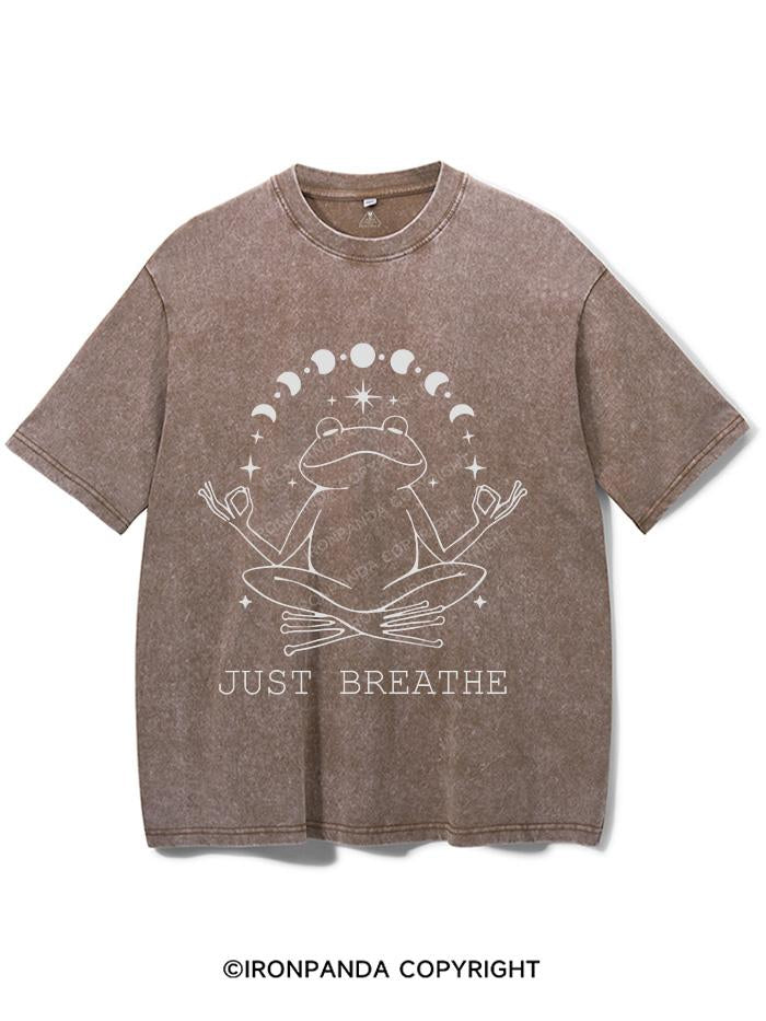 JUST BREATHE VINTAGE GYM SHIRT