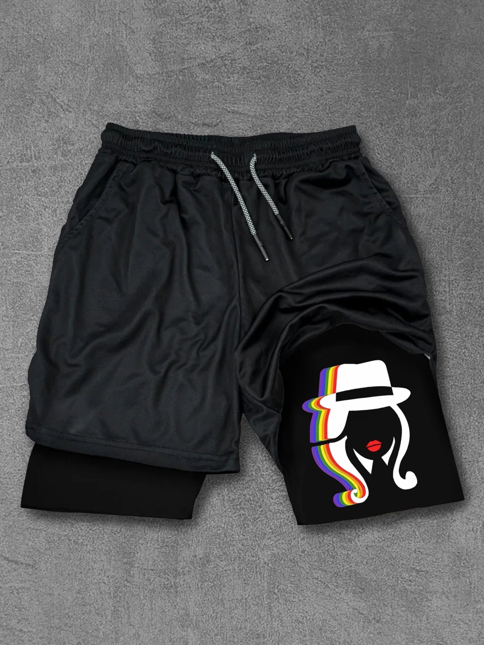 Sapphic Mafia Performance Training Shorts