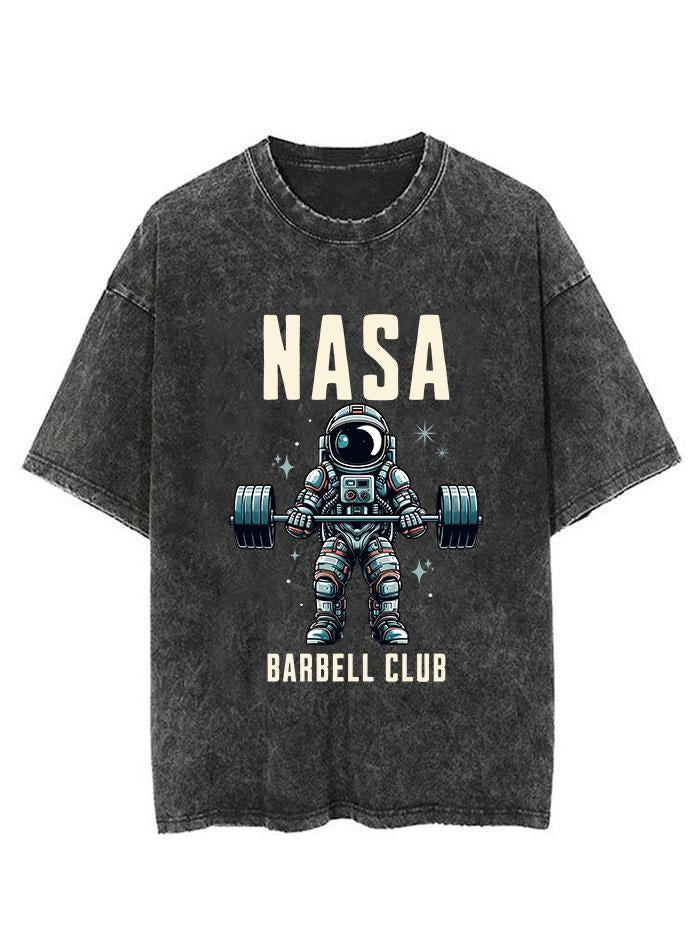 Nasa Barbell Club vintage Gym Shirt