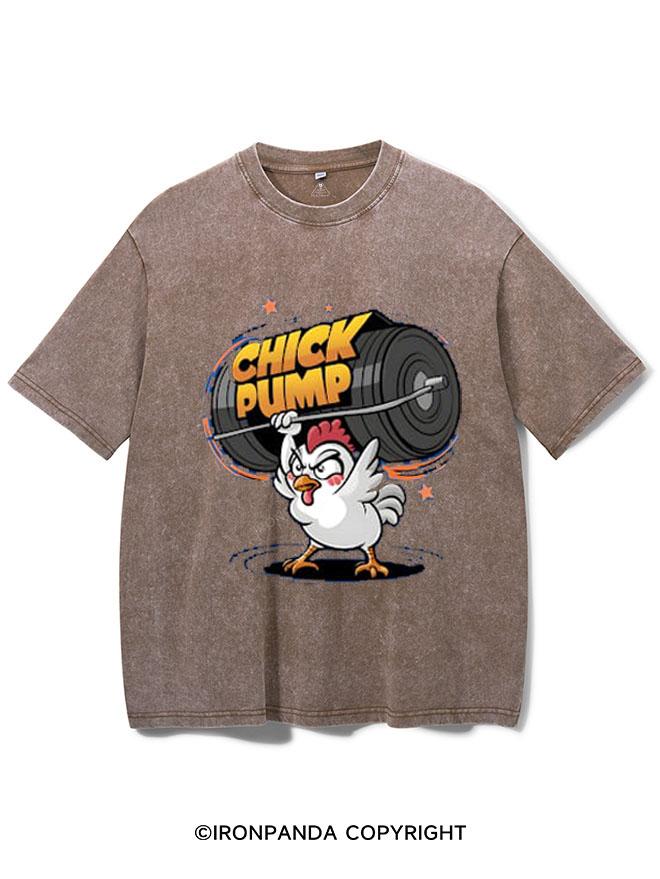 CHICK PUMP VINTAGE GYM SHIRT