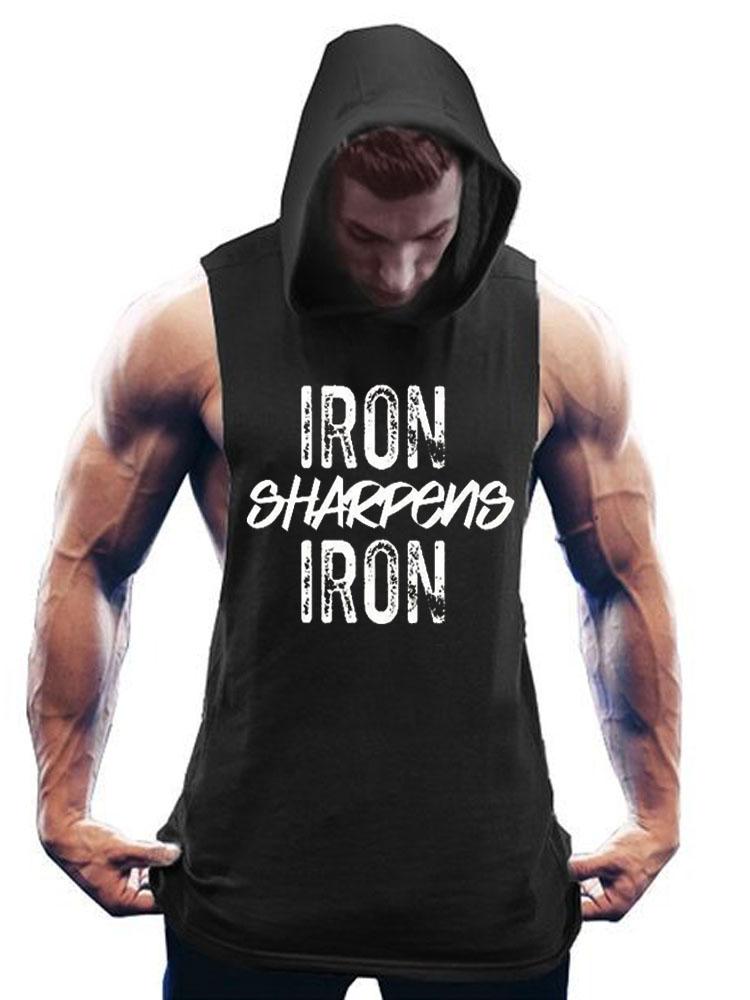 Iron Sharpens Iron Hooded Tank