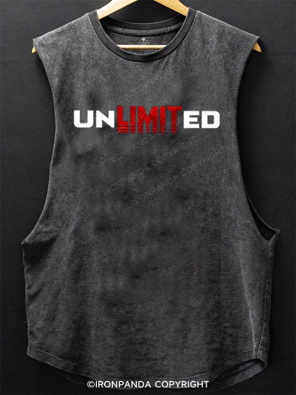 Unlimited SCOOP BOTTOM COTTON TANK