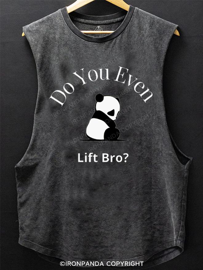 Do You Even Lift Bro？ SCOOP BOTTOM COTTON TANK