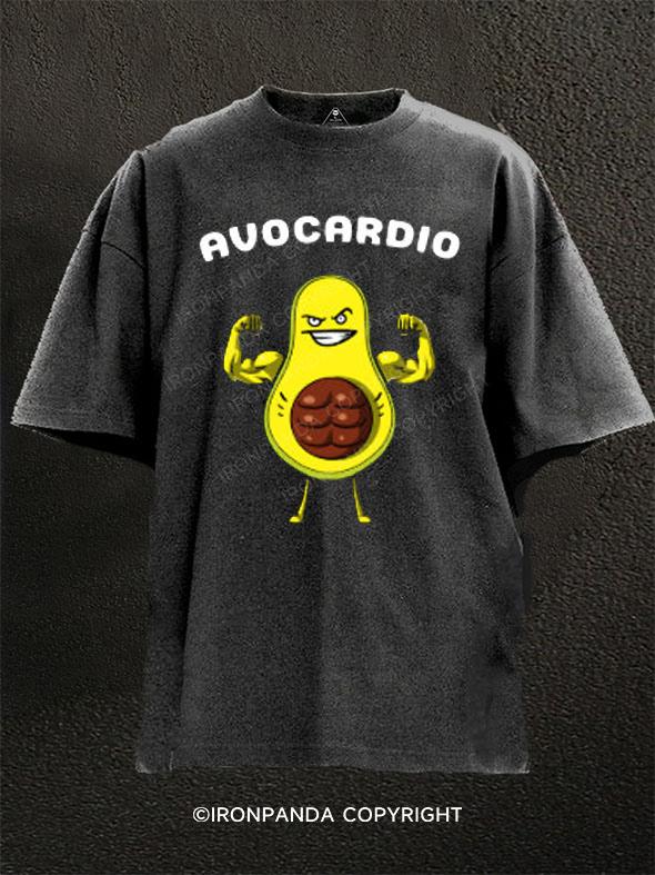 Avocardio Fitness Washed Gym Shirt