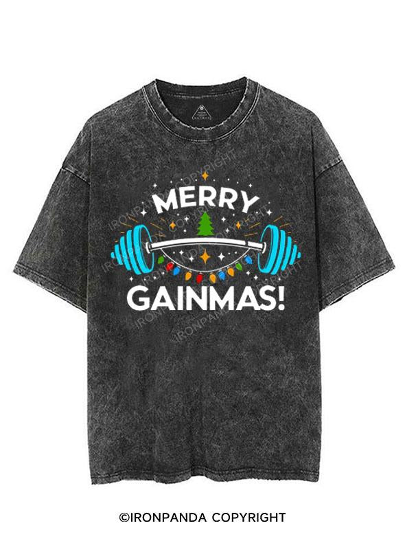 MERRY GAINMAS VINTAGE GYM SHIRT