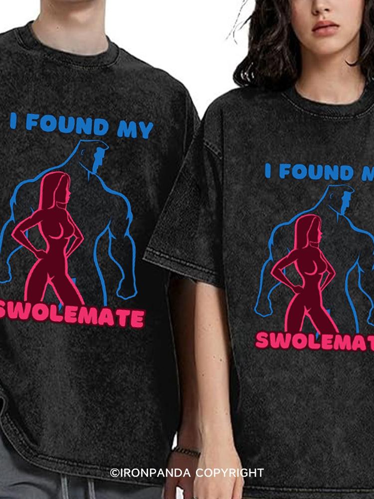 I found my SwoleMate Washed Matching Couple Gym Shirt