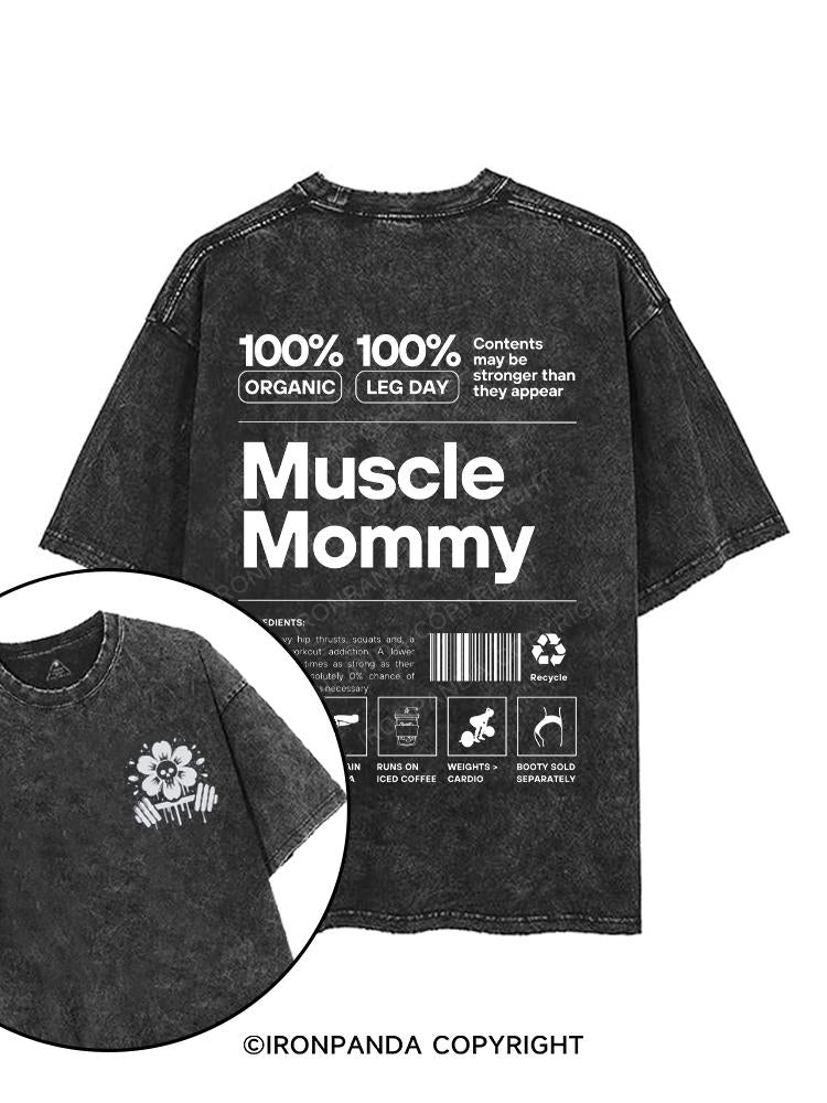 Muscle Mommy printed Gym Shirt