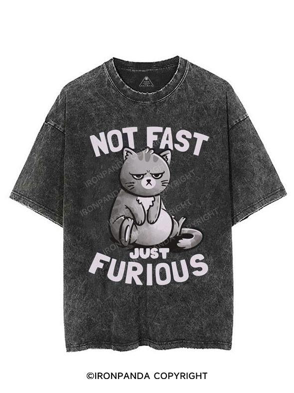 NOT FAST JUST FURIOUS VINTAGE GYM SHIRT