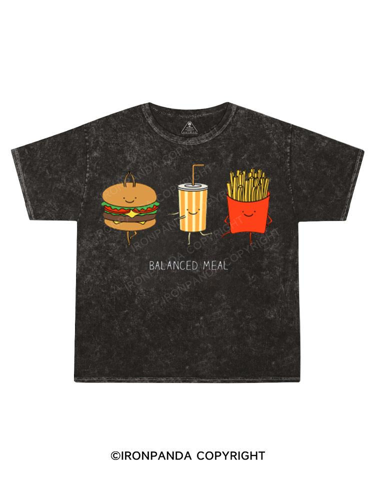 Balanced meal Kids Washed T-Shirt