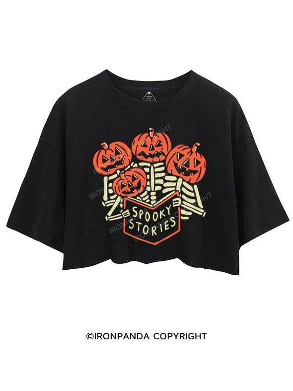 SPOOKY STORIES CROP TOPS