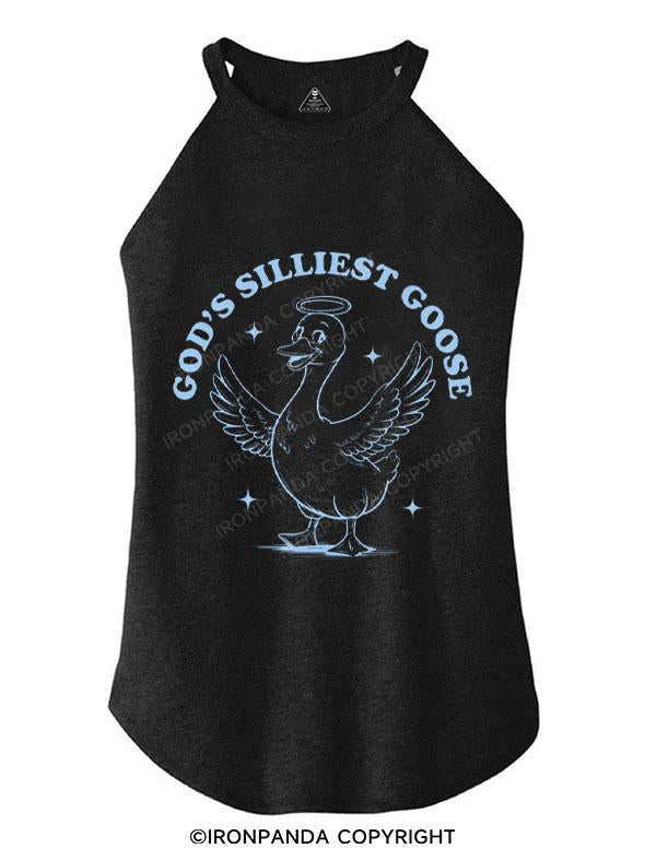 GOD'S SILLIEST GOOSE TRI ROCKER COTTON TANK