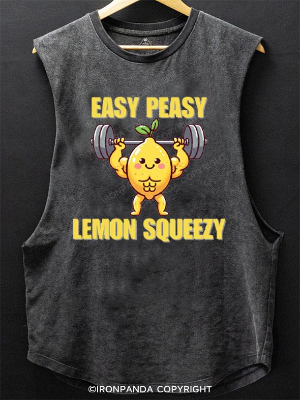 easy peasy lemon squeezy SCOOP BOTTOM COTTON TANK