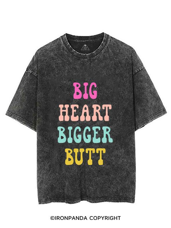 BIG HEART BIGGER BUTT VINTAGE GYM SHIRT