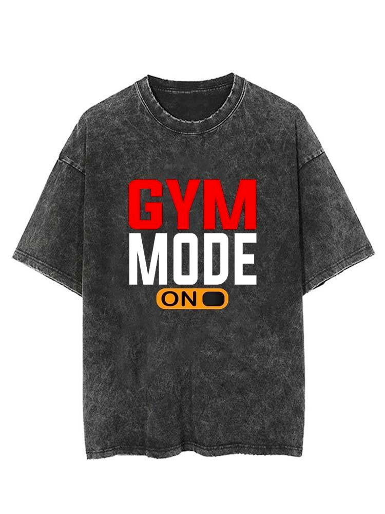 Gym Mode On VINTAGE GYM SHIRT