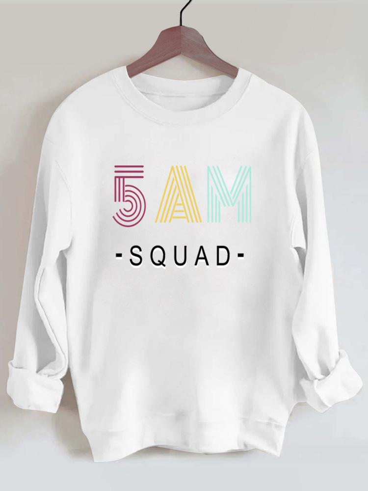 5AM Squad Club Vintage Gym Sweatshirt