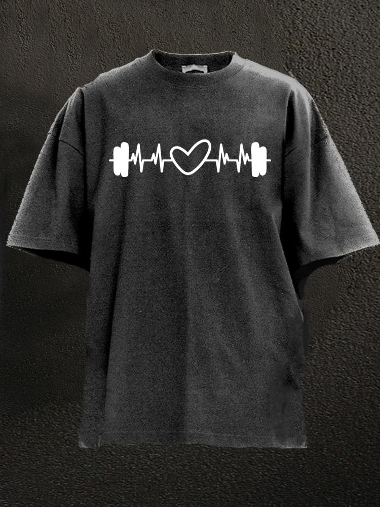 Deadlifts Heartbeat Washed Gym Shirt