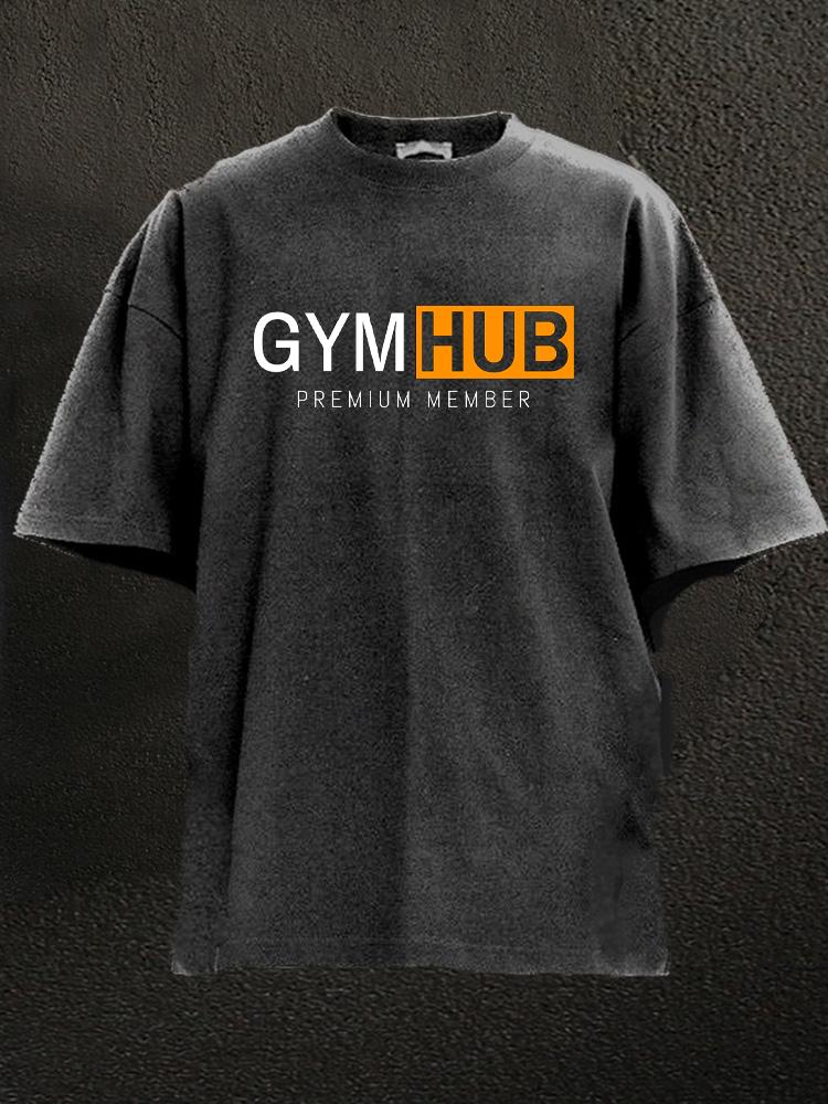 GymHub Premium Member Washed Gym Shirt