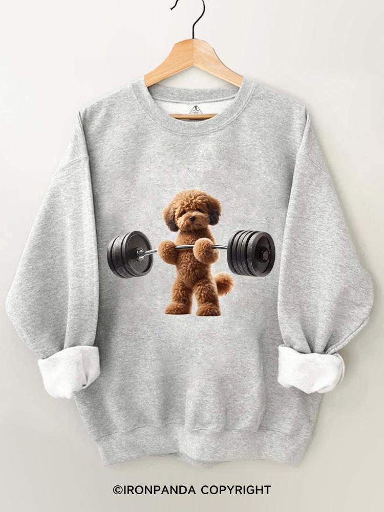 not a teddy weights Gym Sweatshirt