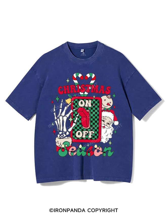 TURN ON THE CHRISTMAS SEASON MODE VINTAGE GYM SHIRT